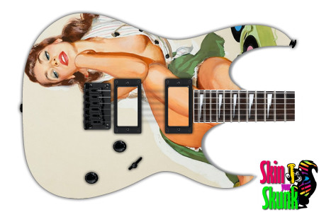  Guitar Skin Pinup Record 