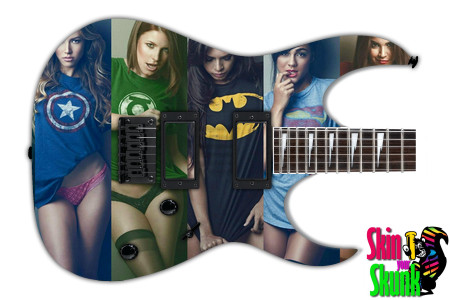  Guitar Skin Sexy Heros 