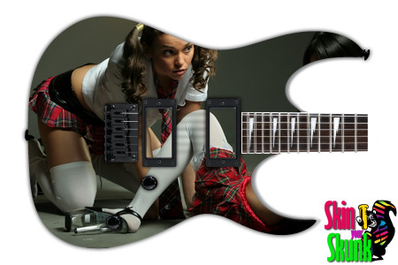  Guitar Skin Sexy School Girls 