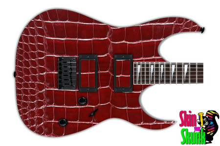  Guitar Skin Skinshop Snake Maroon 