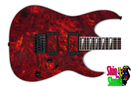  Guitar Skin Skinshop Tortoise Darkred 