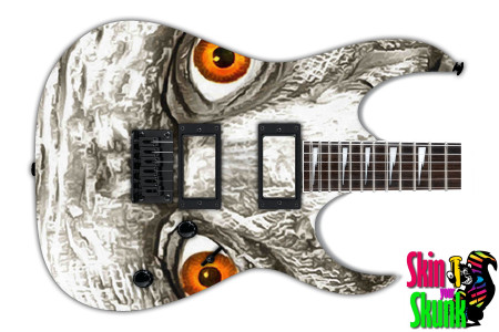  Guitar Skin Faces Horror 