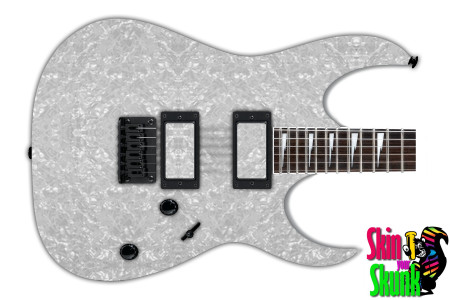  Guitar Skin Pearloid White 