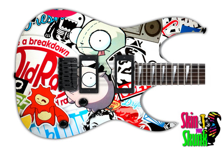  Guitar Skin Stickers Attitude 
