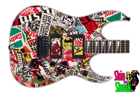  Guitar Skin Stickers Bunch 