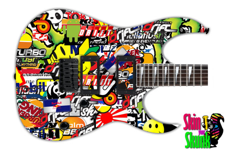  Guitar Skin Stickers Cute 