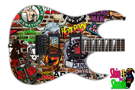  Guitar Skin Stickers Fight 