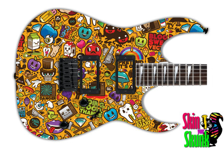  Guitar Skin Stickers Fun 