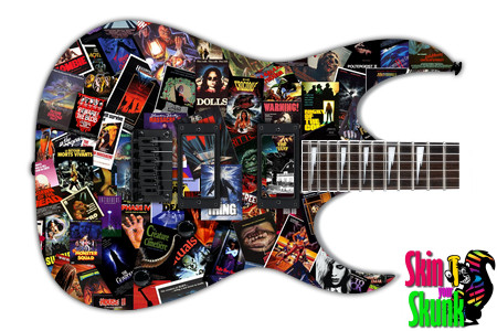  Guitar Skin Stickers Horror 