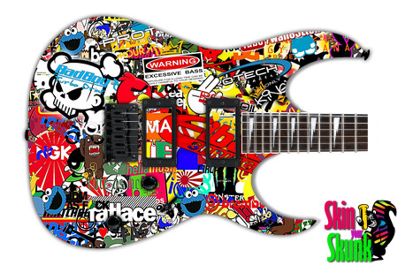  Guitar Skin Stickers Internet 