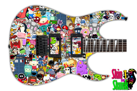  Guitar Skin Stickers Kids 
