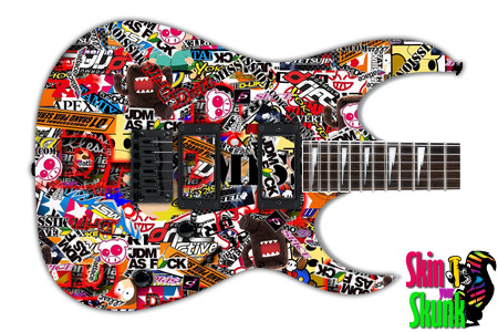  Guitar Skin Stickers Mission 