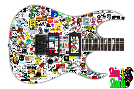  Guitar Skin Stickers Rad 
