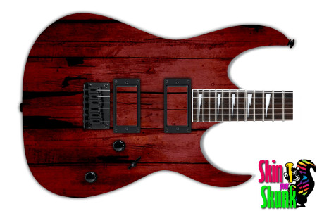  Guitar Skin Woodshop Character Redwood 