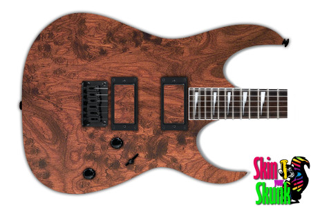  Guitar Skin Woodshop Exotic Burl 
